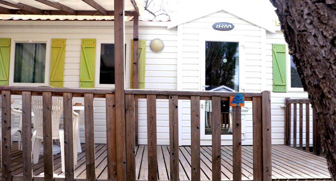 Mobilhome Paradis Bikini Sigean Buitenkant foto